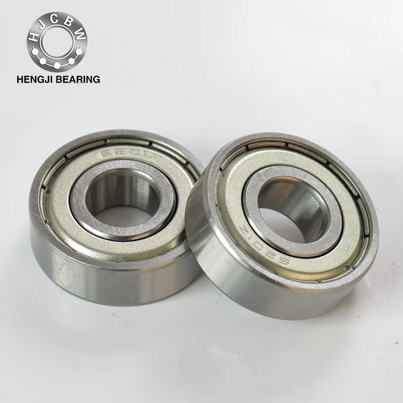 6201z Deep Groove top rulmanları Bir Snap Ring Groove ilə