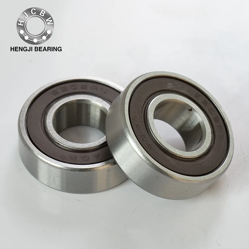 6202rs Dərin Groove top rulmanları Bir Snap Ring Groove ilə