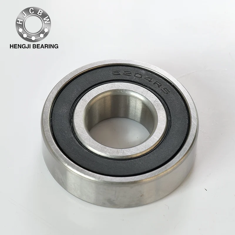 6204rs Dərin Groove top rulmanları Bir Snap Ring Groove ilə